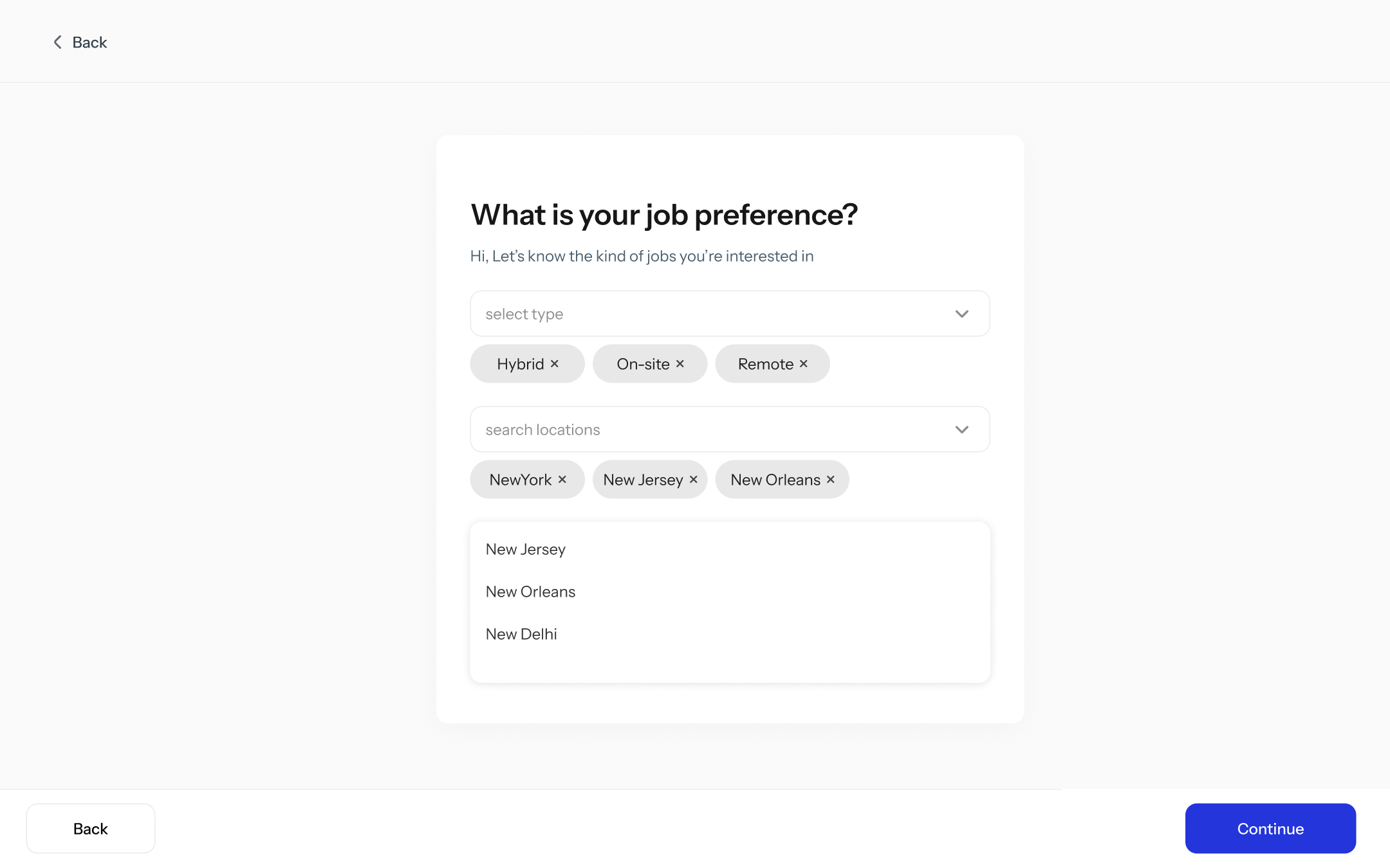 Goal-first questionnaire — not a form wall – 3