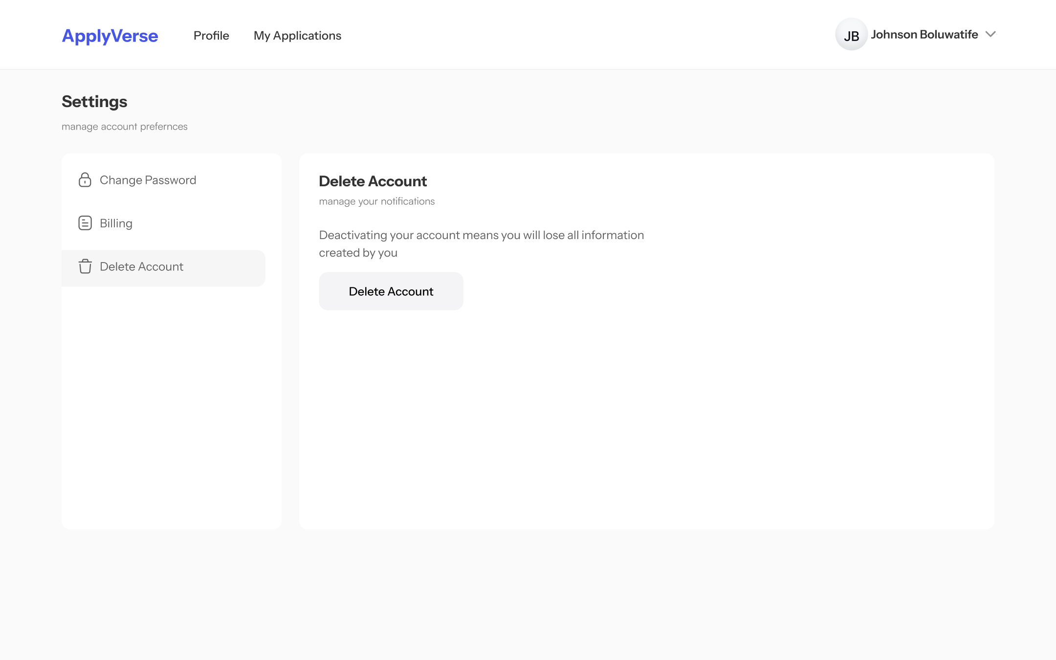 One place for billing, security, and account control – 5