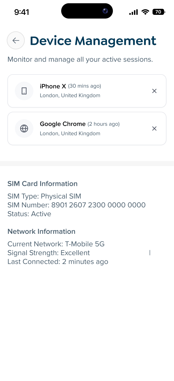 Calm, complete control over the account – 9