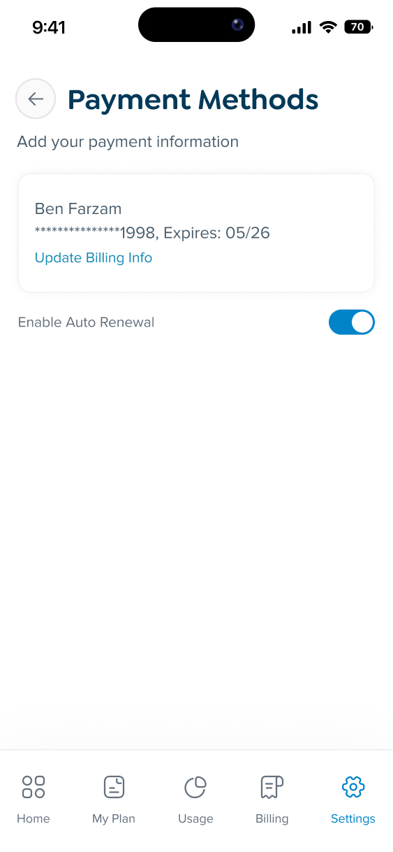 Calm, complete control over the account – 16