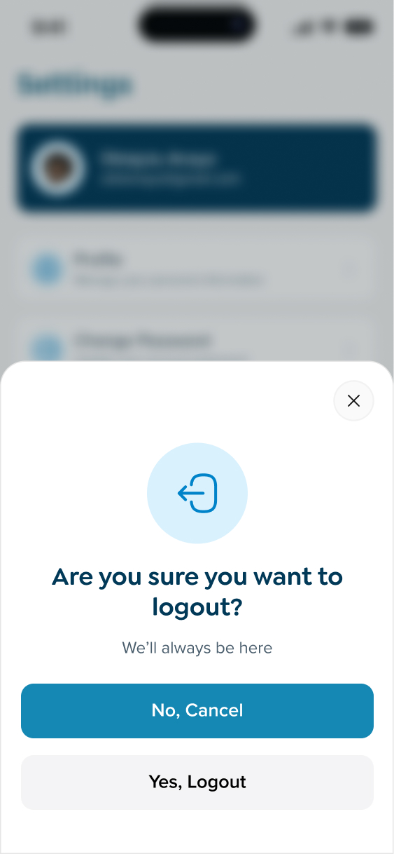 Calm, complete control over the account – 2